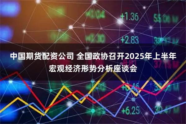 中国期货配资公司 全国政协召开2025年上半年宏观经济形势分析座谈会